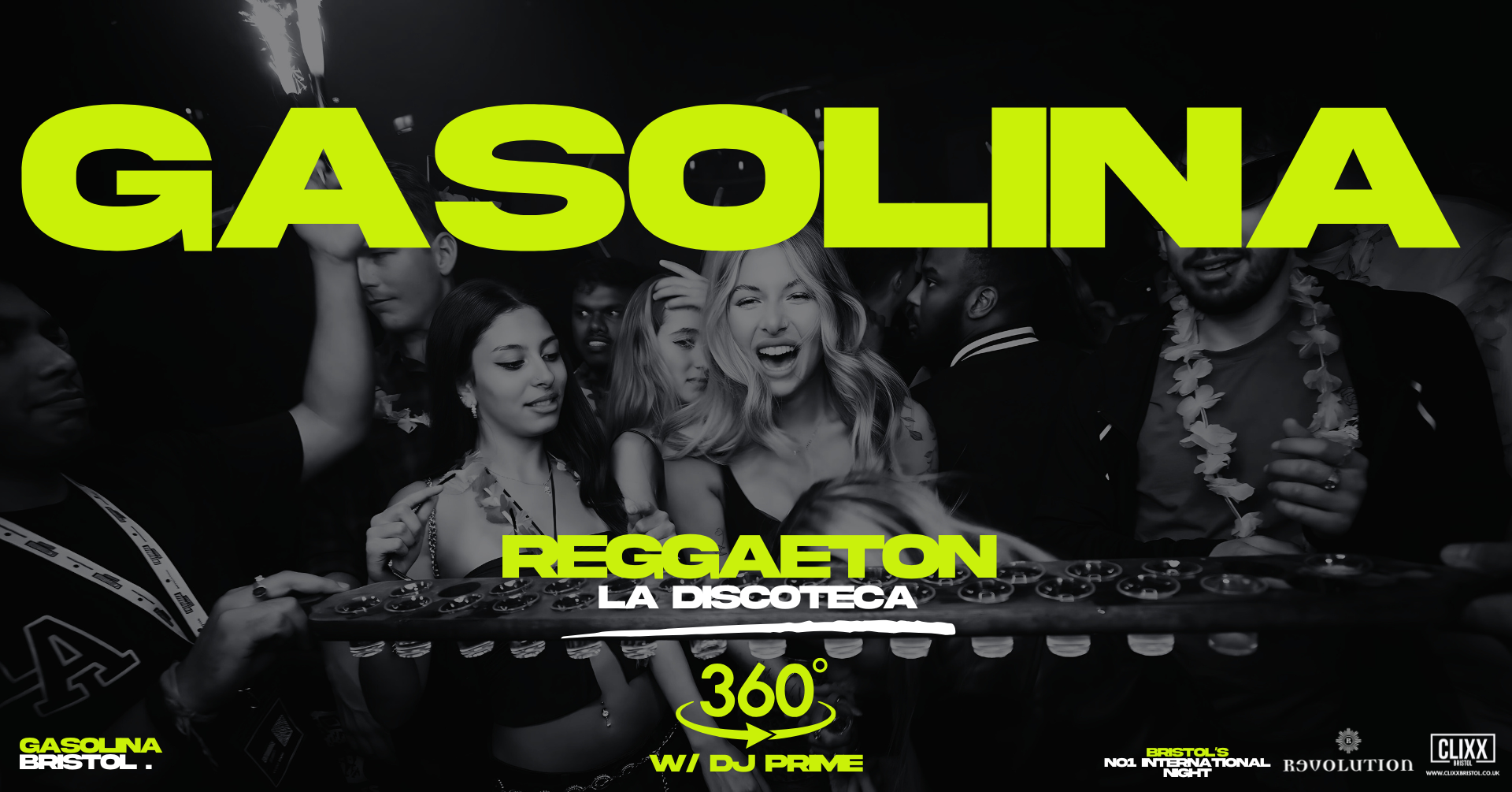 Gasolina Bristol 🔥 La Discoteca x  Reggaeton  x 360