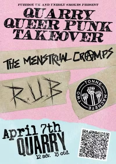 QUEER PUNK TAKEOVER – The Menstrual Cramps, R.U.B, and more
