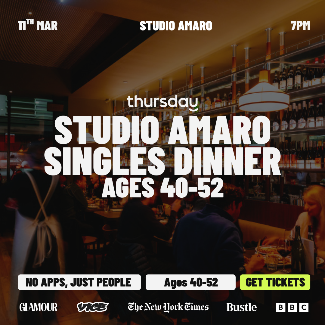 Wednesday | Studio Amaro Singles Dinner (40-52) | Windsor
