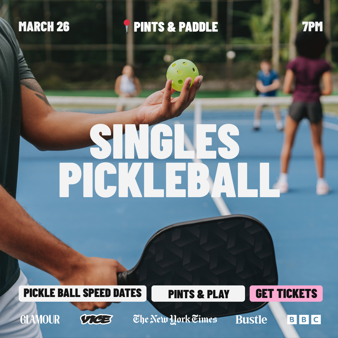 (SOLD OUT) THURSDAY | 🏓SINGLES PICKLEBALL  | 📍PINTS & PADDLE 🍺