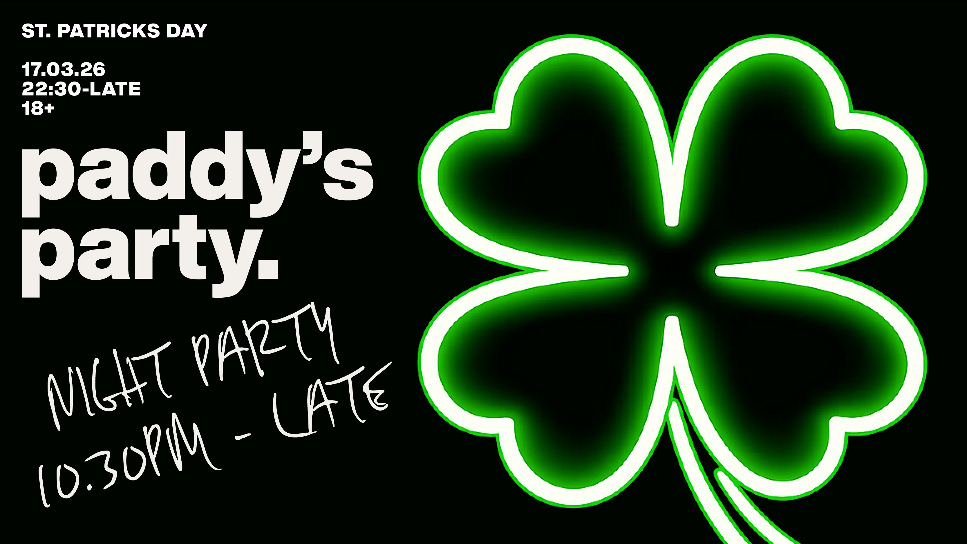 St Patricks Day All day party