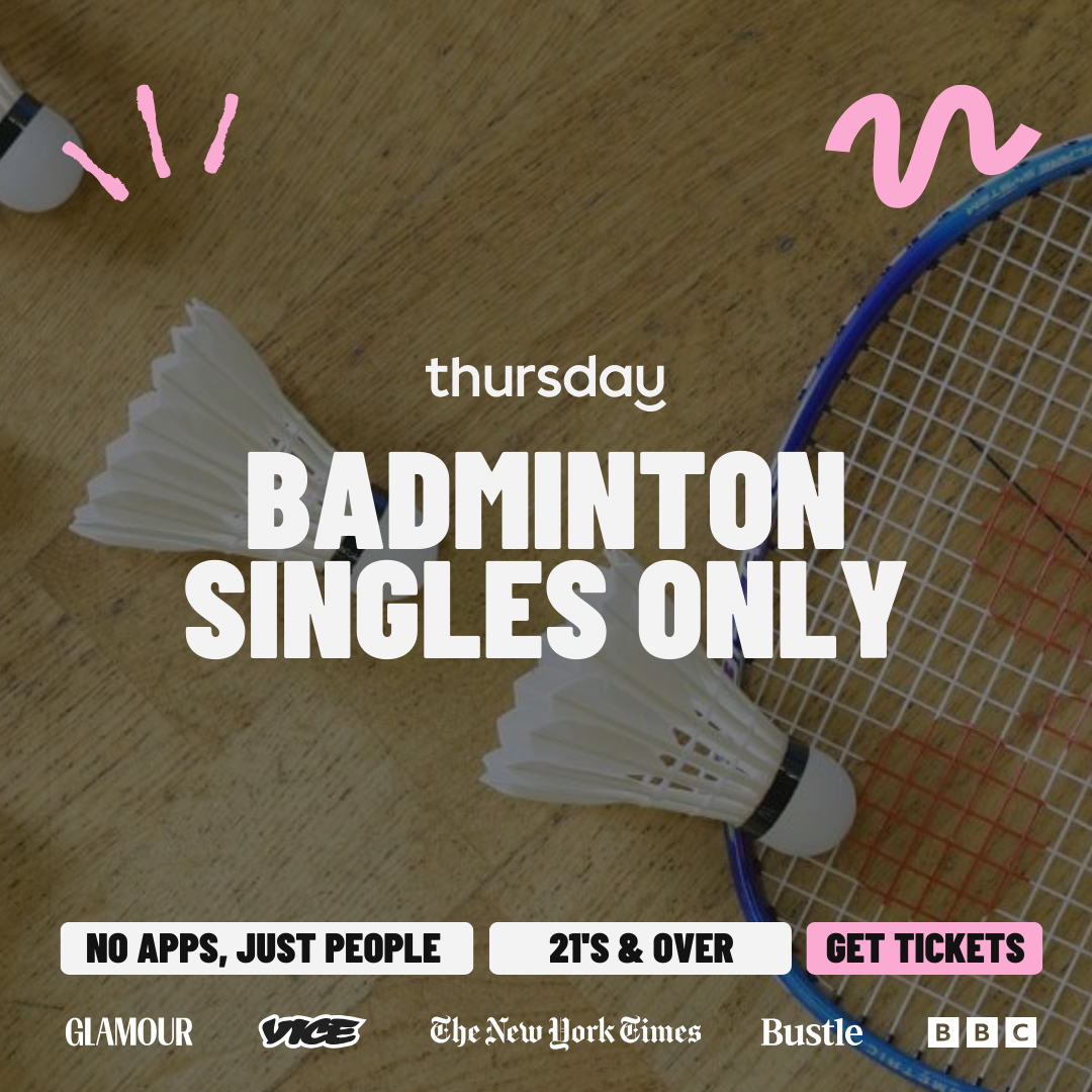 Friday | Singles Indoor Badminton | Shoreditch