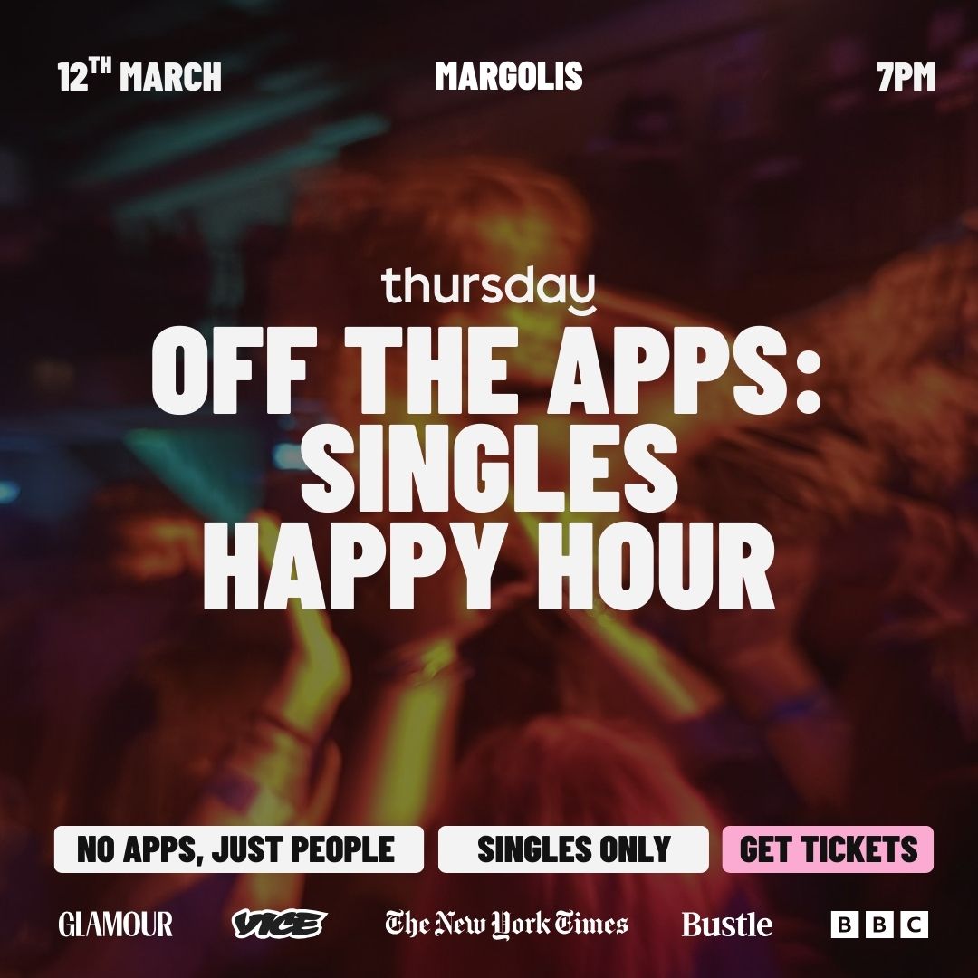 Thursday | Off The Apps: Singles Happy Hour | Philadelphia