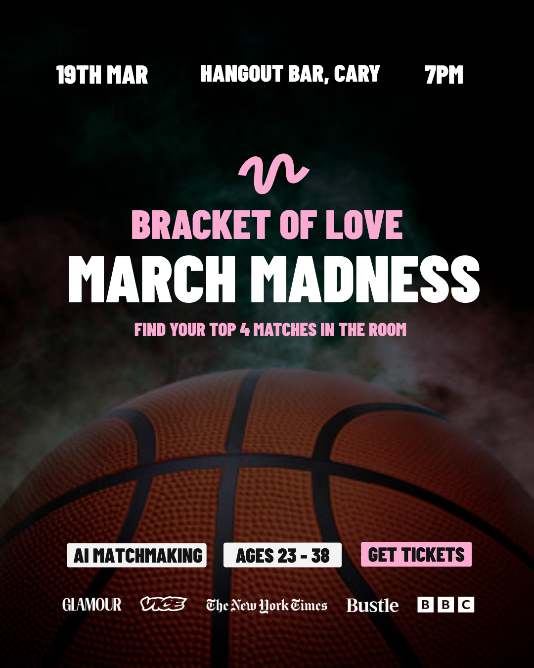 🏀 March Madness: The Bracket of Love | Singles 21+ | AI Matchmaking