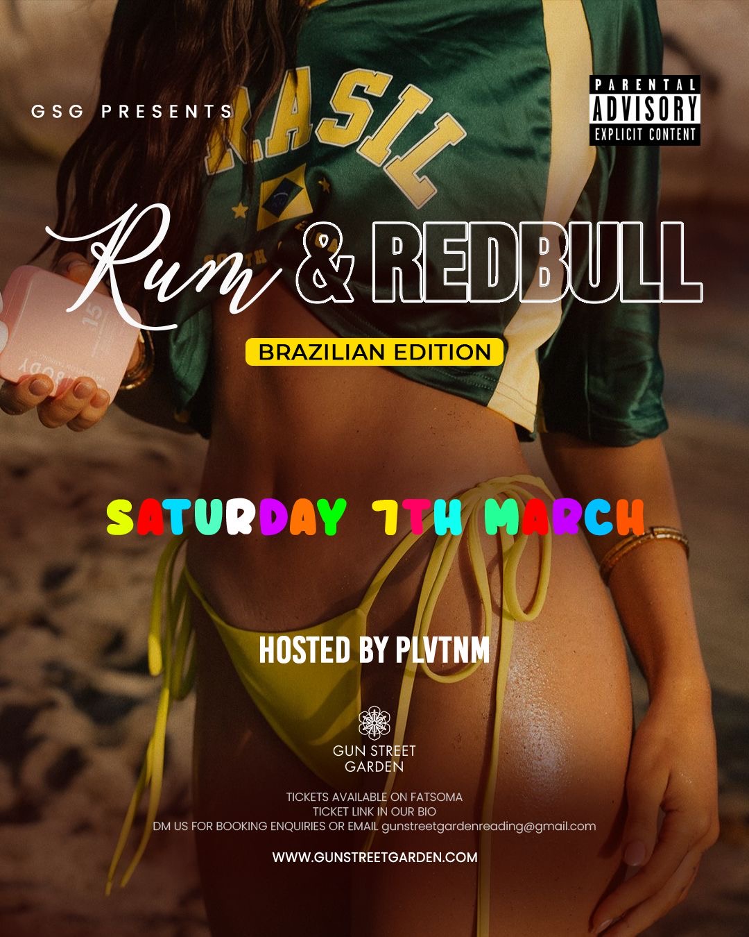 GSG Presents… RUM AND REDBULL  🥤