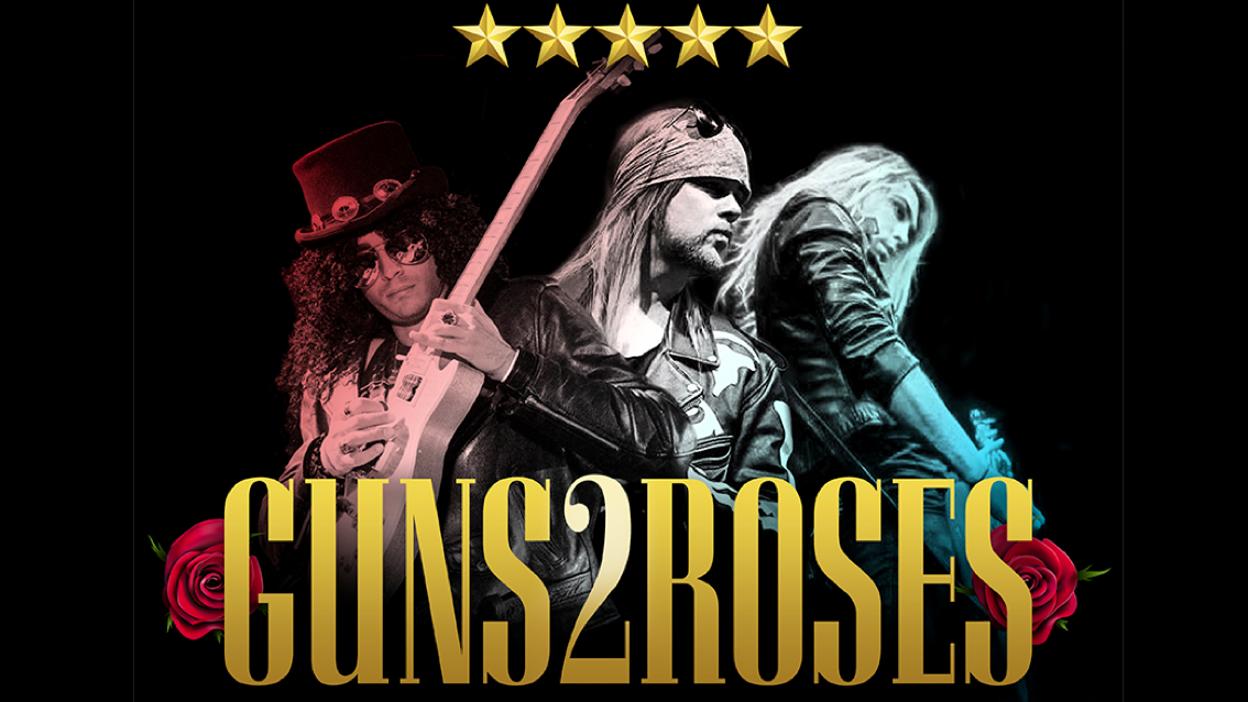 🚨 THIS FRIDAY! 🌹 GUNS 2 ROSES – The definitive live tribute band to Guns N Roses