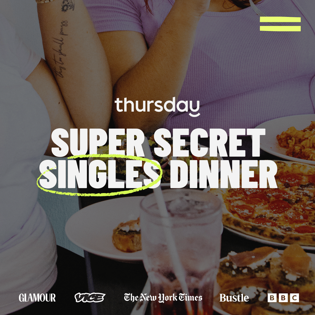 Wednesday | Super Secret Singles Dinner (30-40) | Barcelona