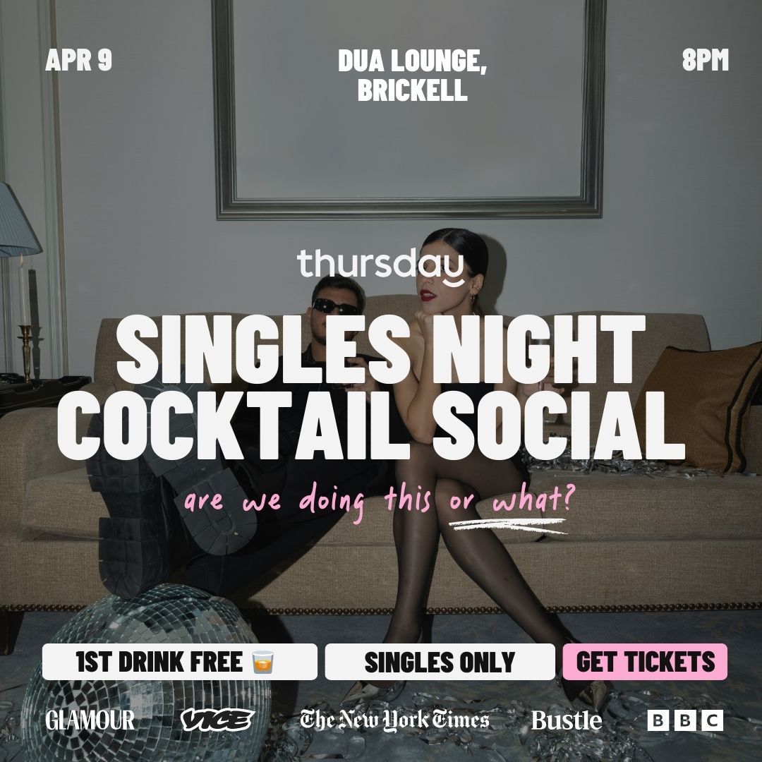 Thursday | Something Serious Singles Night 🛋️ Dua Lounge | Brickell