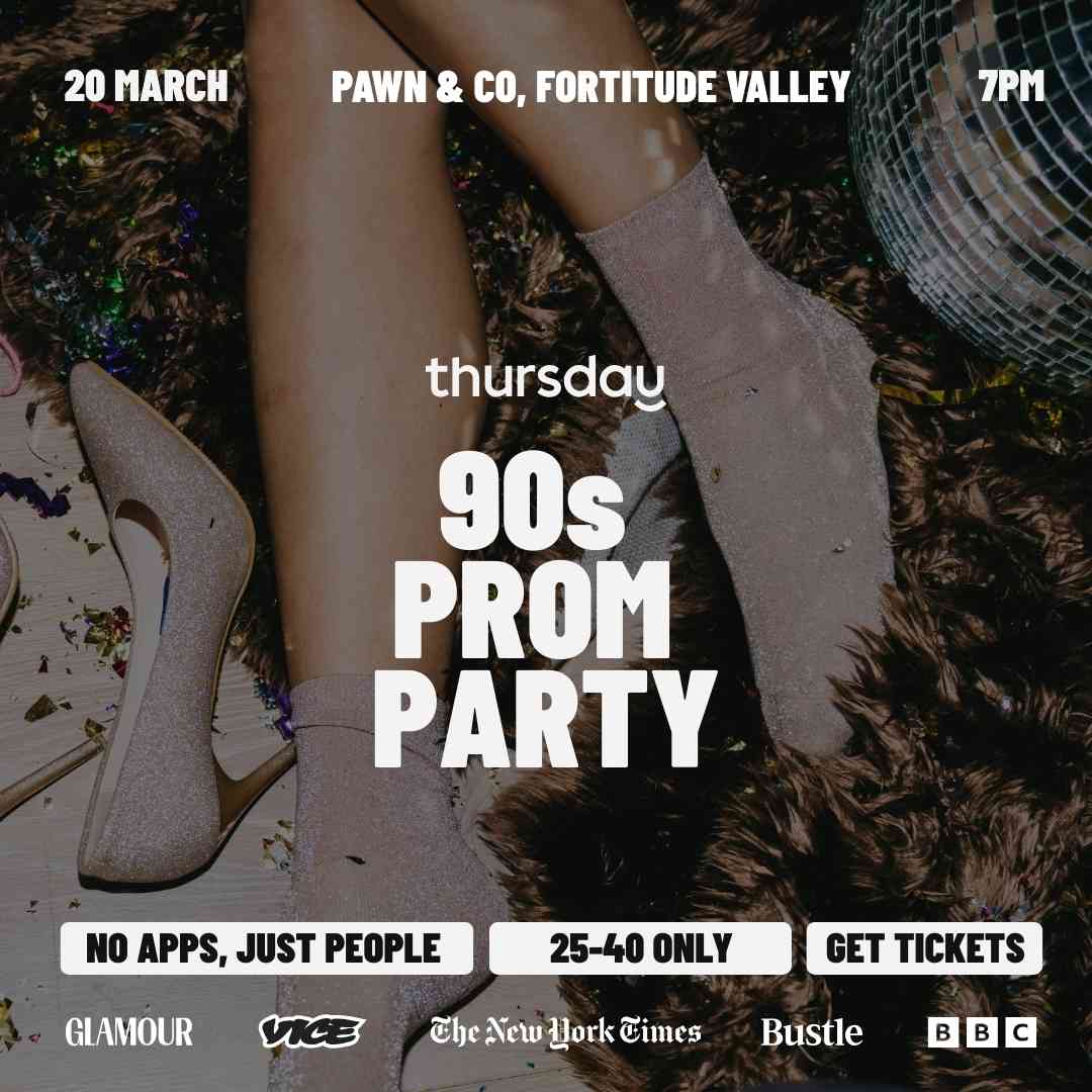 Friday | 90s Prom Party @ Pawn & Co (25-40) | Fortitude Valley