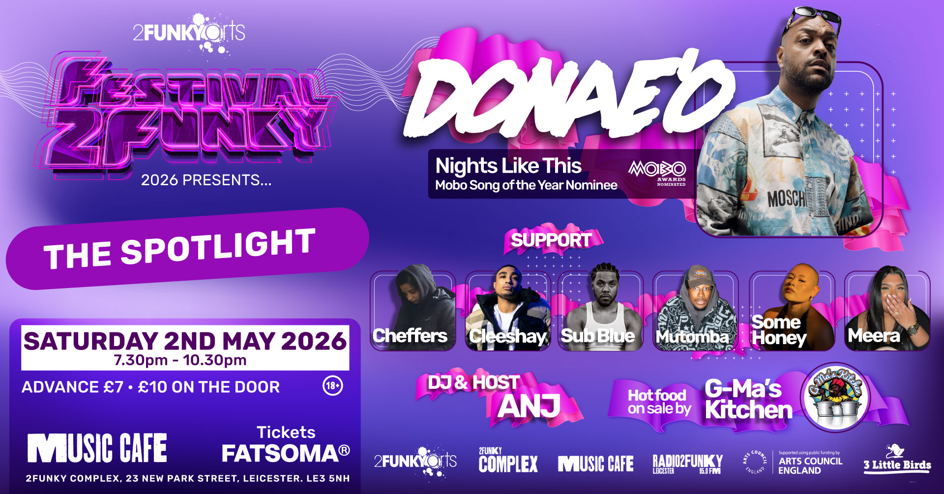 Donae’O at The Spotlight @ Festival2Funky 2026