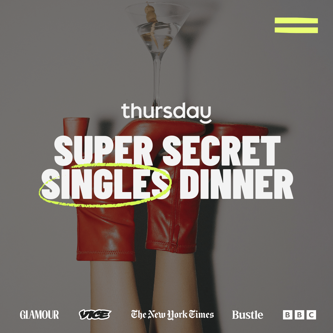 Tuesday | Mystery Table Singles Dinner | London