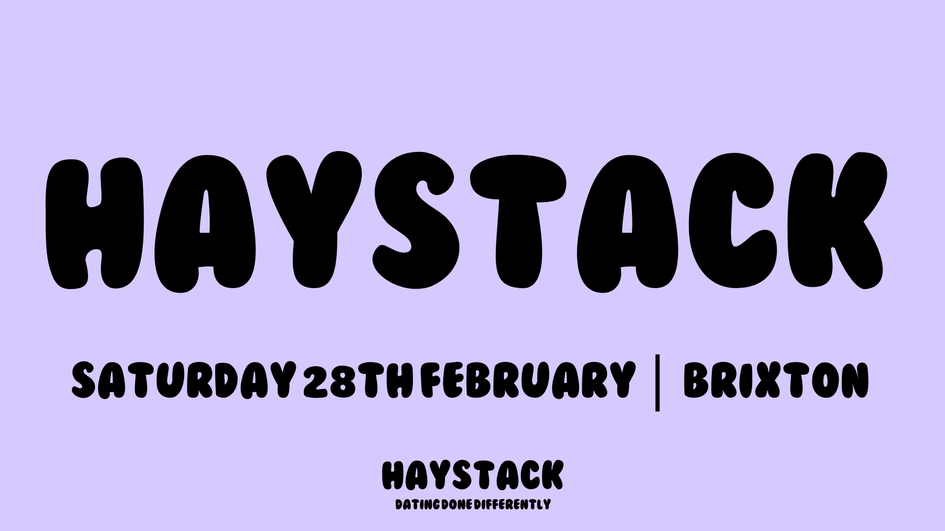HAYSTACK DATING  | ROCK CLIMBING | BRIXTON | SATURDAY 28TH FEBRUARY