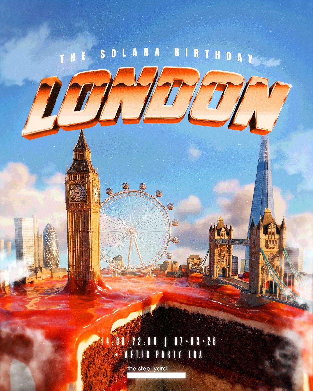 The Solana Birthday – London