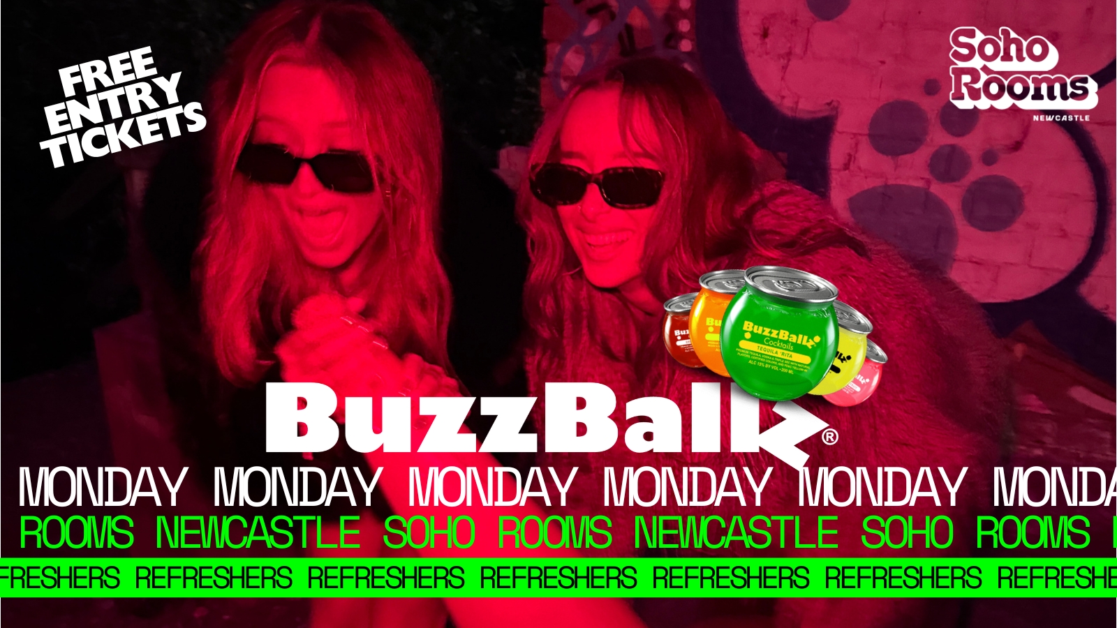 Soho Monday’s | 9th Feb | Soho Rooms Newcastle