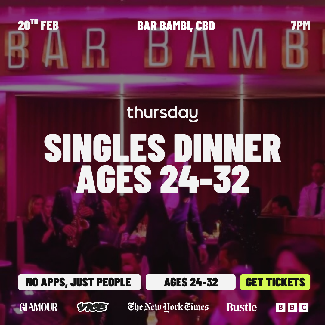 Friday | Bar Bambi Singles Dinner (24-32) | Melbourne CBD