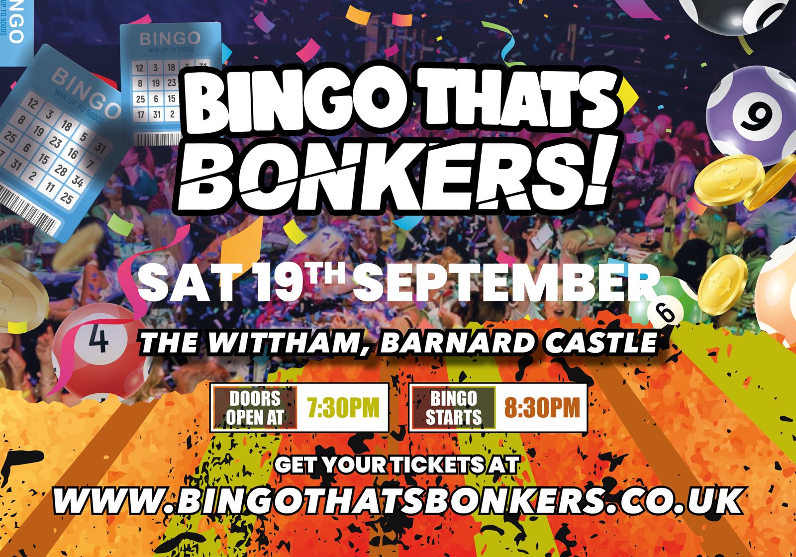 Bingo Thats Bonkers – The Whittam Barnard castle.