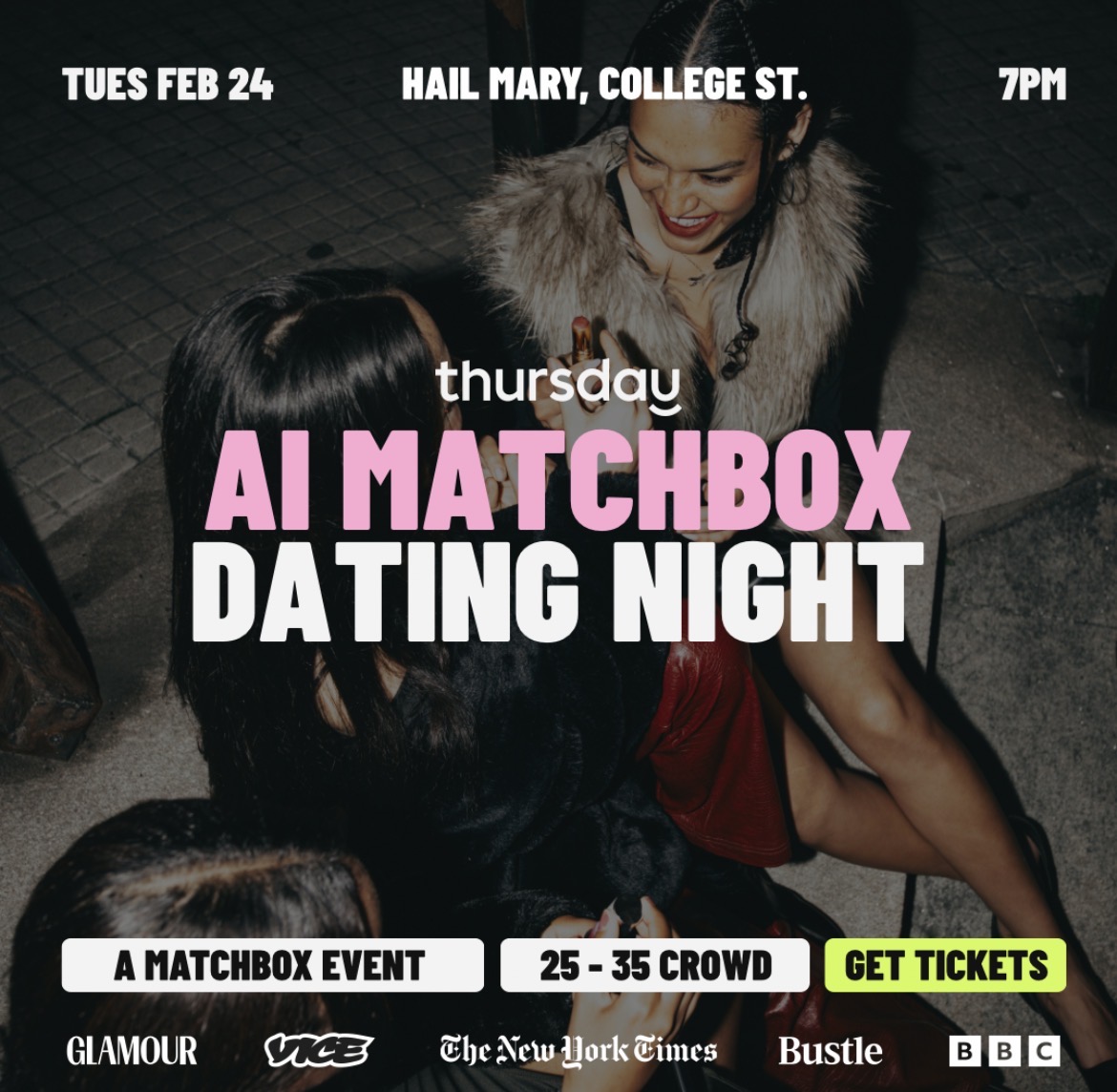 AI Matchbox Dating | Hail Mary | Toronto