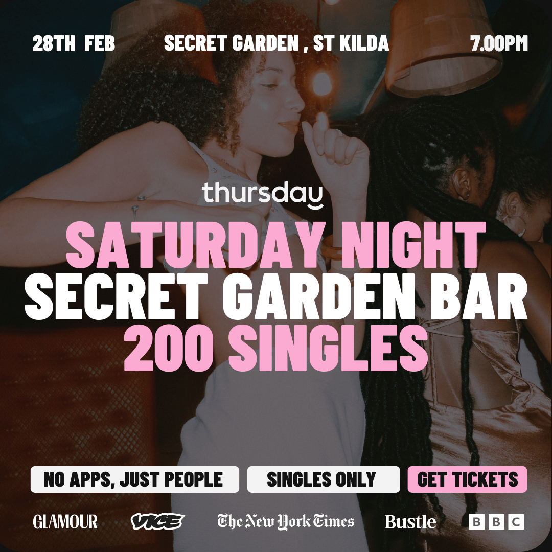 Saturday | Secret Garden Takeover | St Kilda
