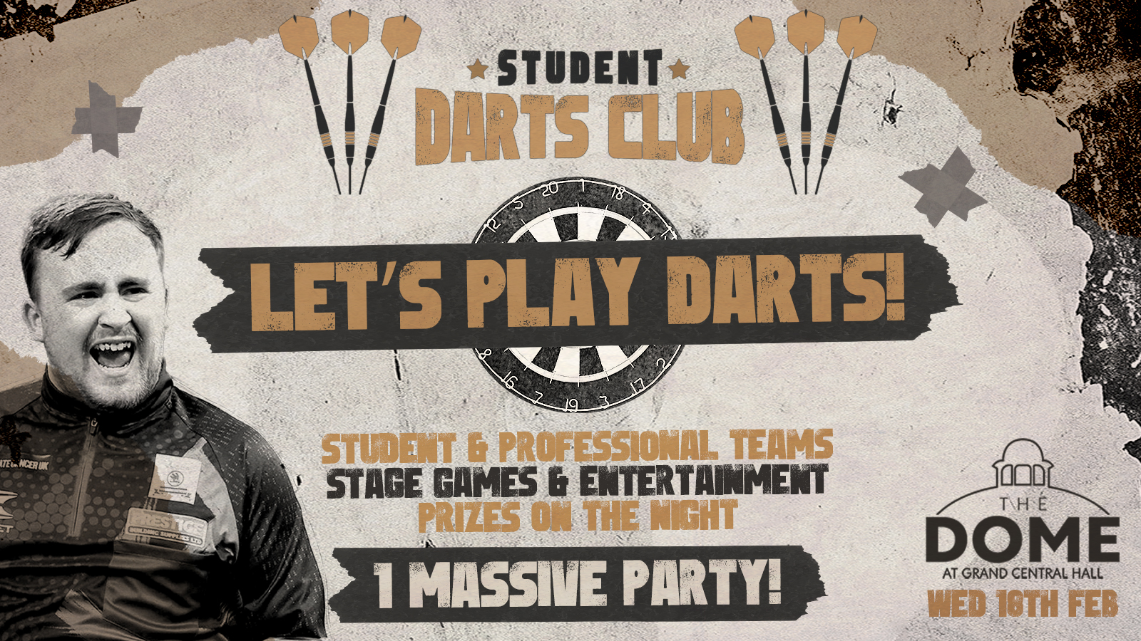 STUDENT DARTS CLUB : LIVERPOOL 🎯🎊 – TICKET INCLUDES ENTRY TO THE AFTER PARTY AT LEVEL!