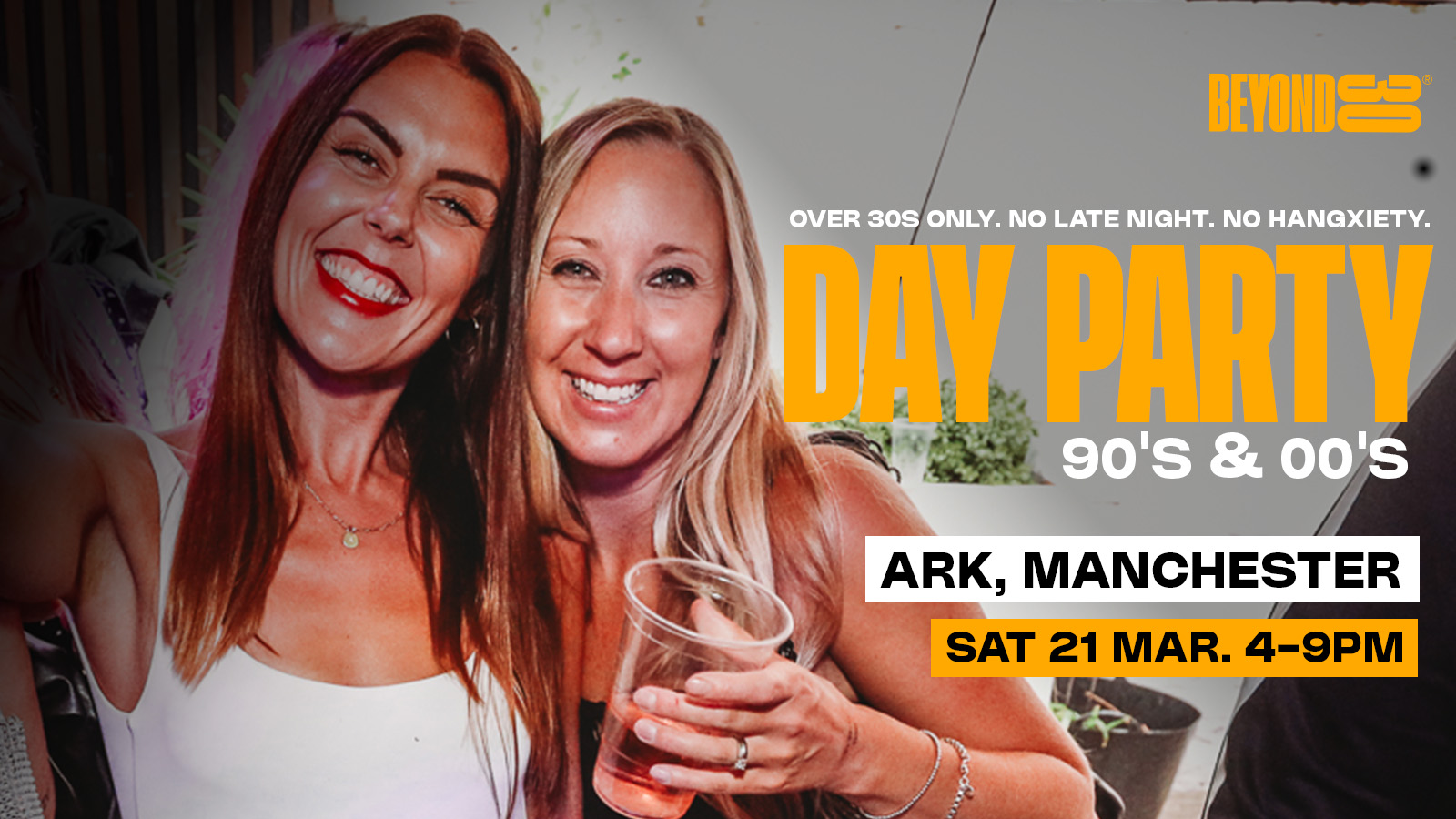90s & 00s Over 30s Daytime Clubbing – MANCHESTER🕺🏽