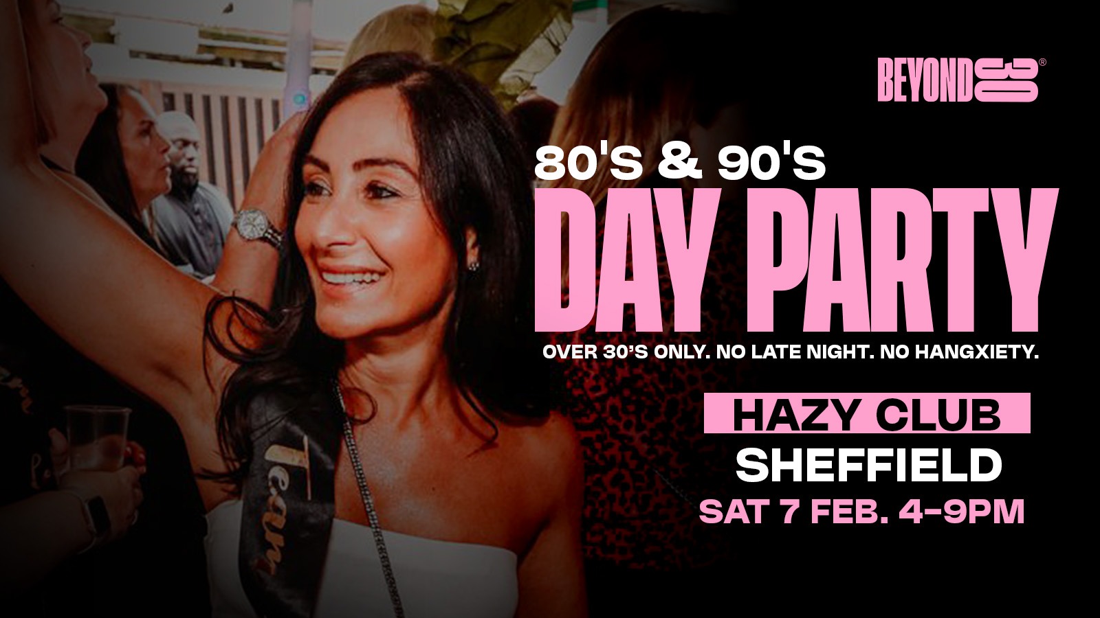 80s & 90s Over 30s Daytime Clubbing – SHEFFIELD🕺🏽