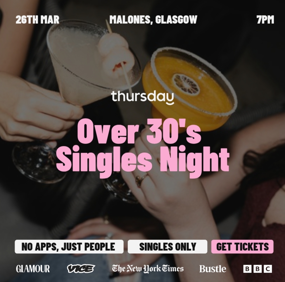 Thursday | Malone’s over 30’s | Glasgow