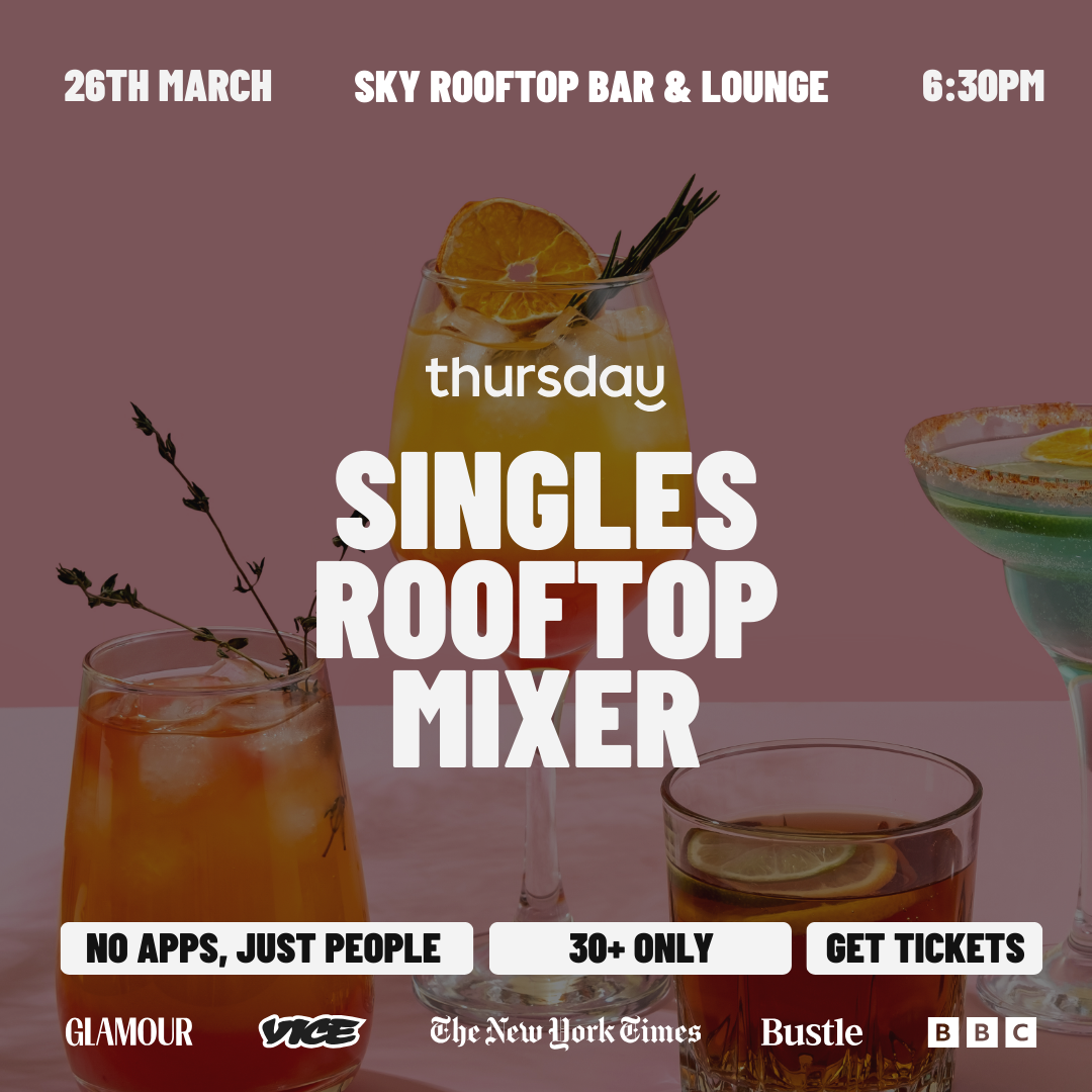 Thursday | 30+ Singles Rooftop Mixer @ Sky Rooftop Bar | Maroochydore