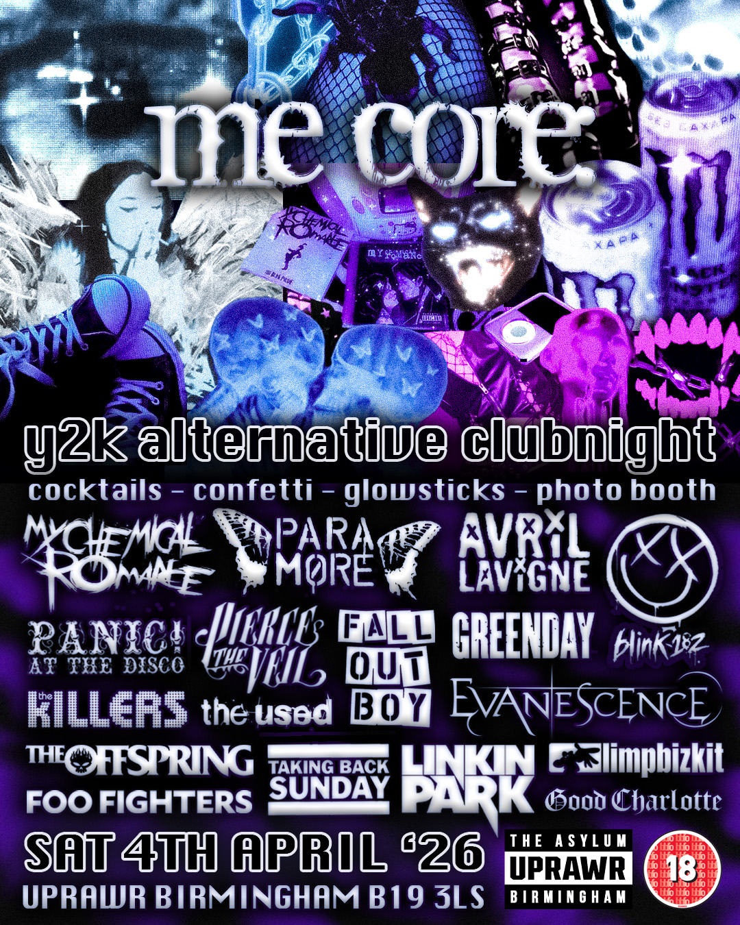 Me Core: Emo & Y2K Alternative Clubnight