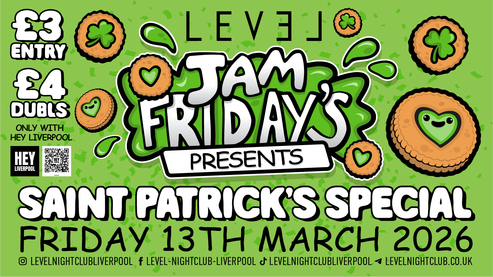 JAM FRIDAYS -£3 DOUBLES BEFORE MIDNIGHT £4 DOUBLES AFTER w/ HEY LIVERPOOL