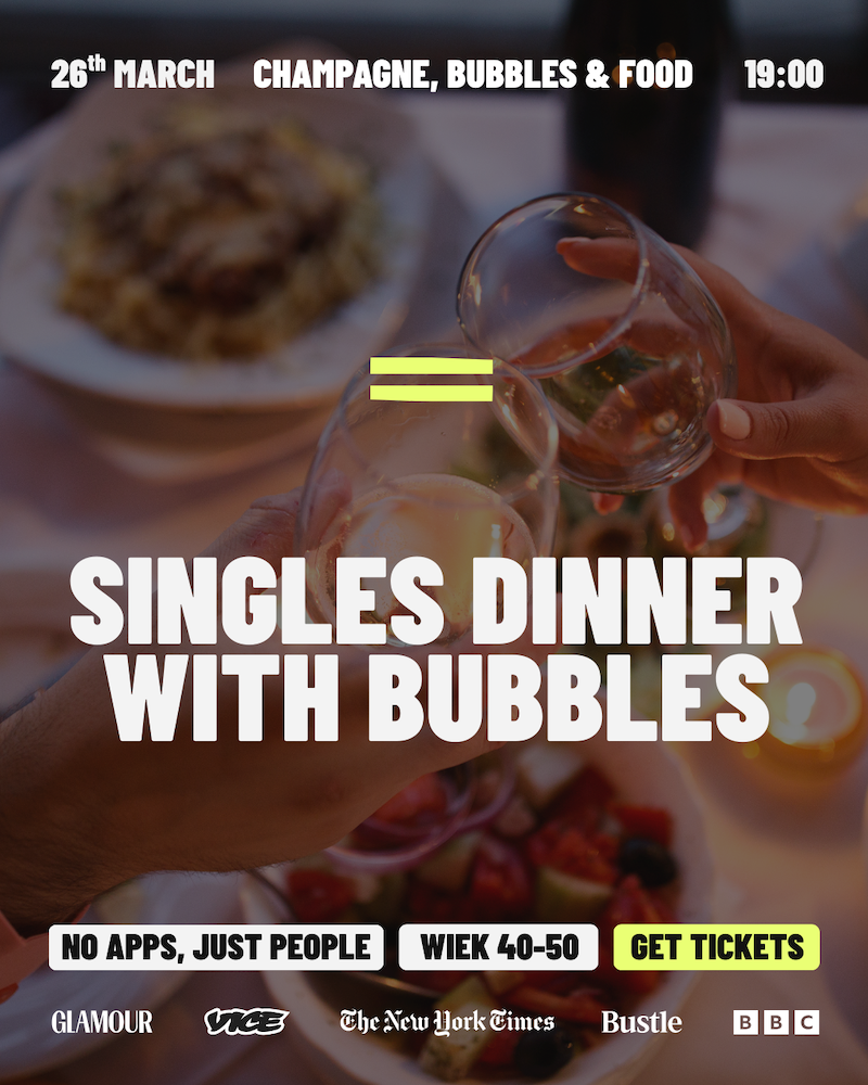 SINGLES 40-50 DINNER WITH BUBBLES 27.03