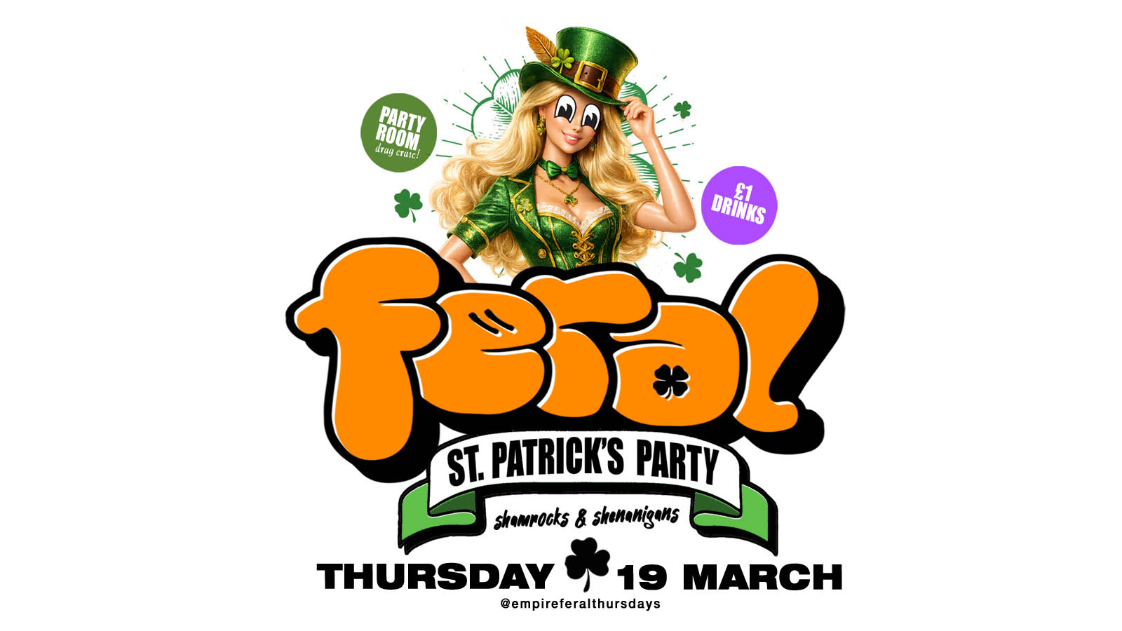 Feral St Paddy’s Party