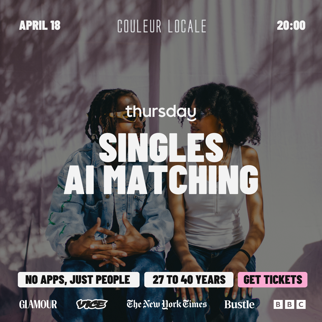 Saturday | Singles A.I. Matching | Athens | 27-40