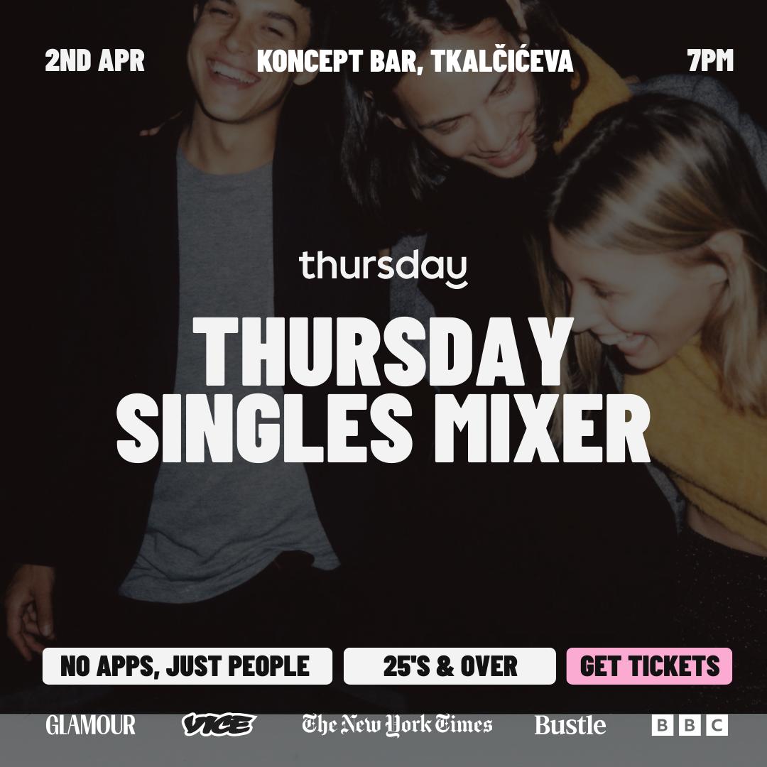 Thursday | Singles Mixer at Koncept Bar | Zagreb