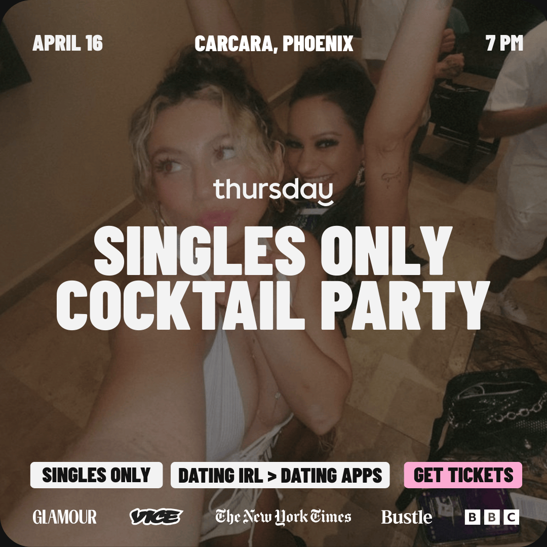 Thursday | Singles Cocktail Party at Carcara | Downtown Phoenix