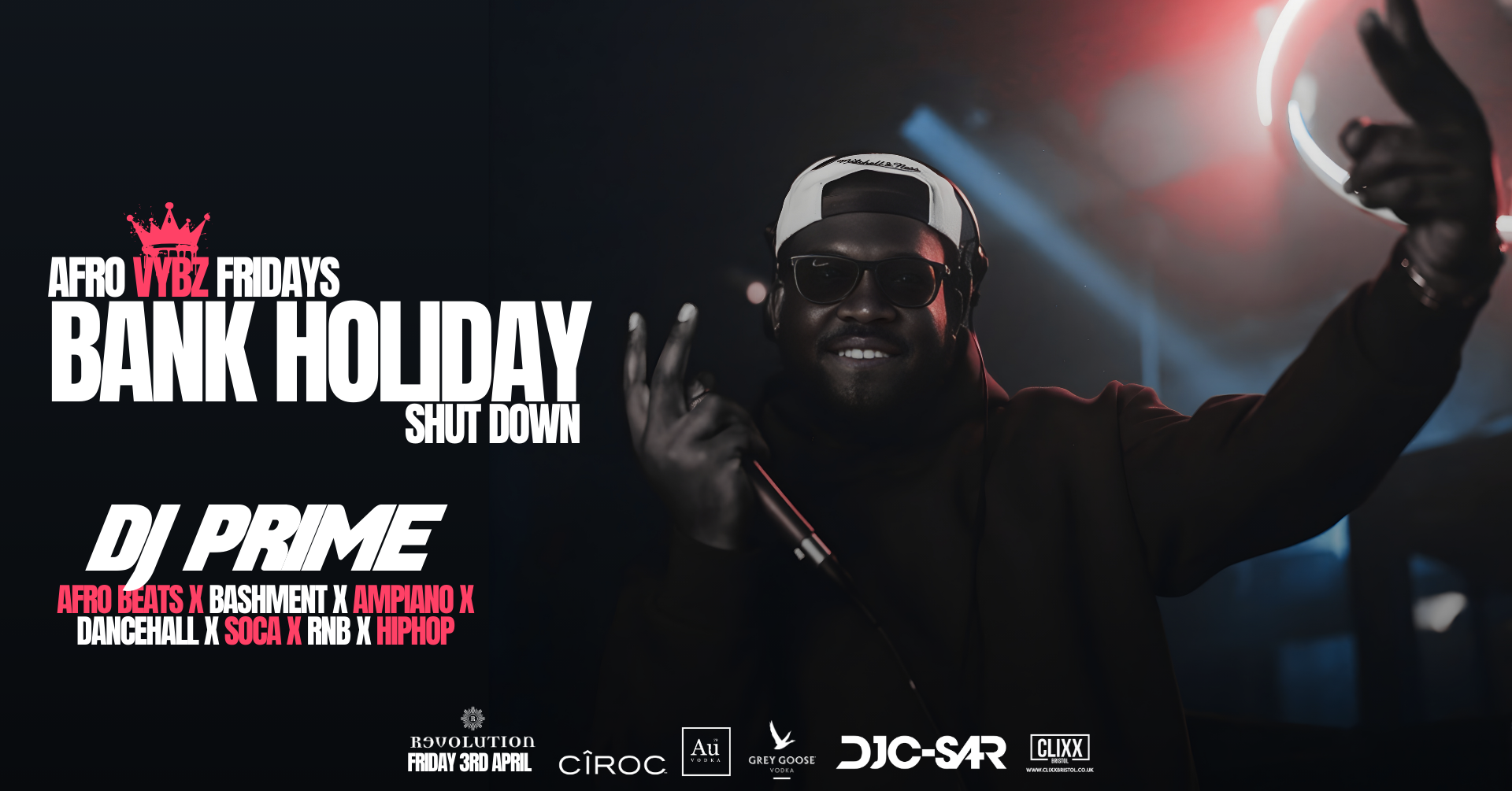 Afro Vybz Friday X Bank Holiday Shutdown w/ DJ Prime 🔥