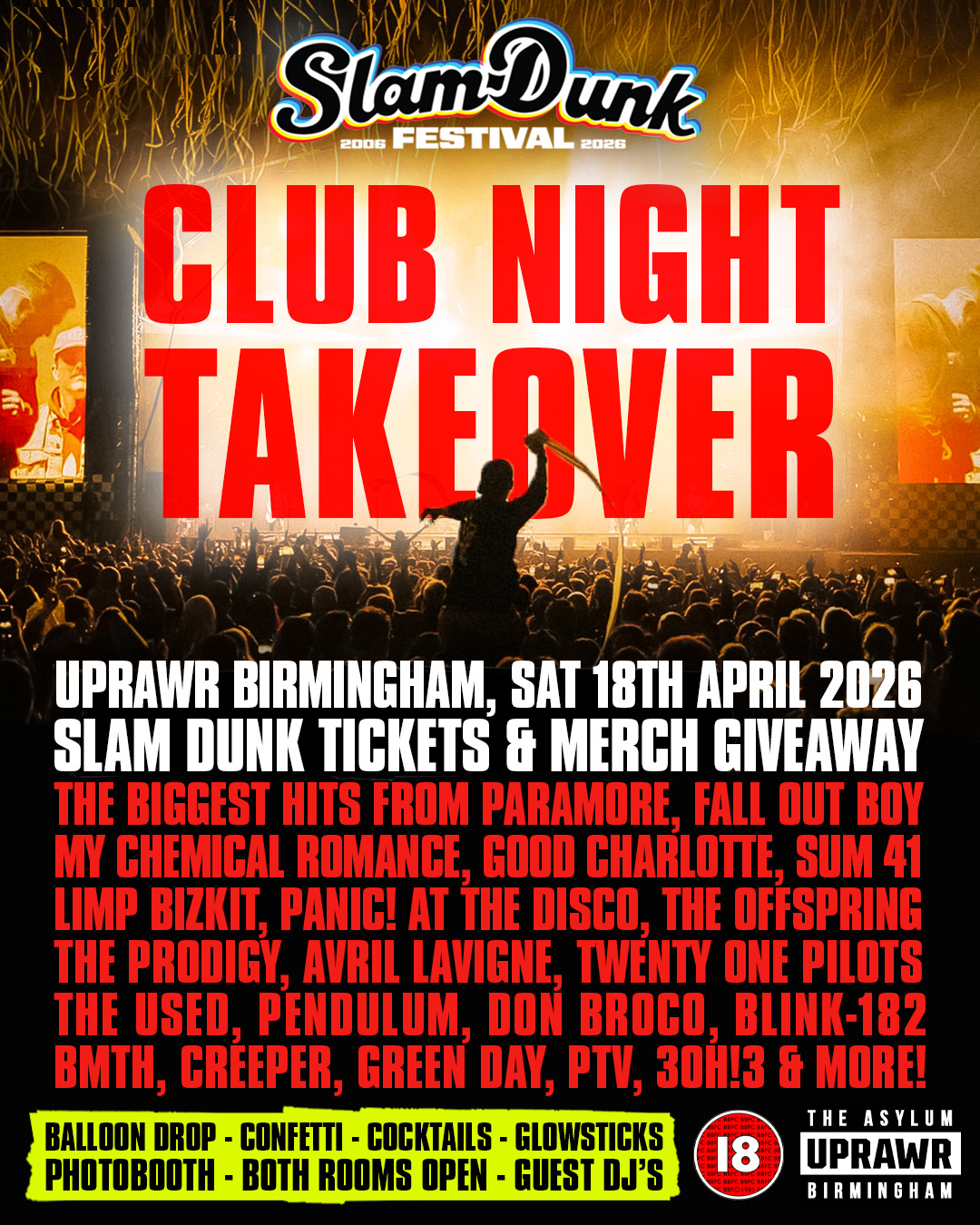 Slam Dunk Festival Birmingham Takeover! WIN tickets to Slam Dunk Festival 2026 & Huge Slam Dunk Merchandise Giveaway!