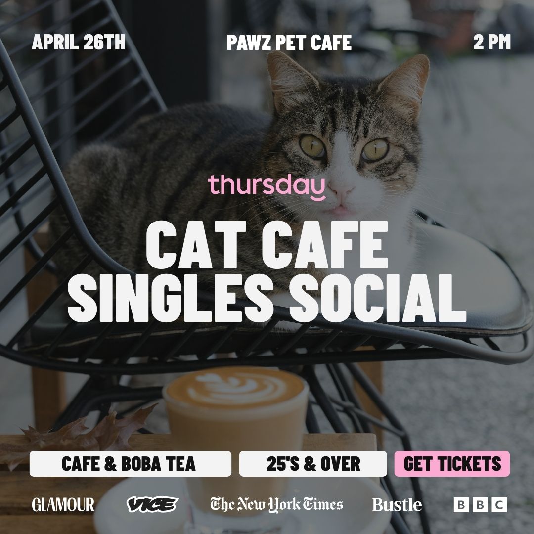 Sunday | Cat Cafe Singles Social | Pawz Pet Cafe