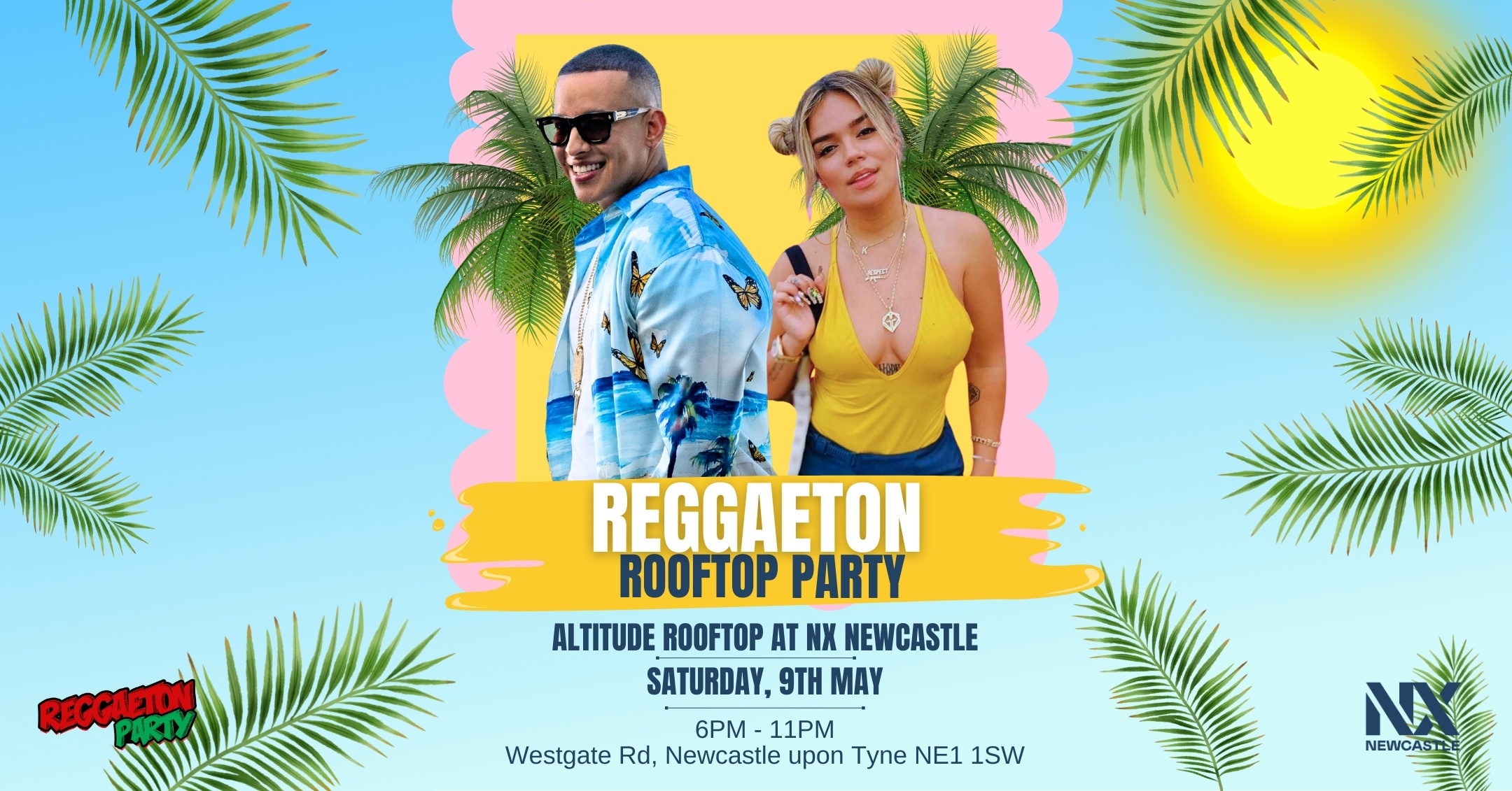 Reggaeton Rooftop Party (Newcastle) May 2026