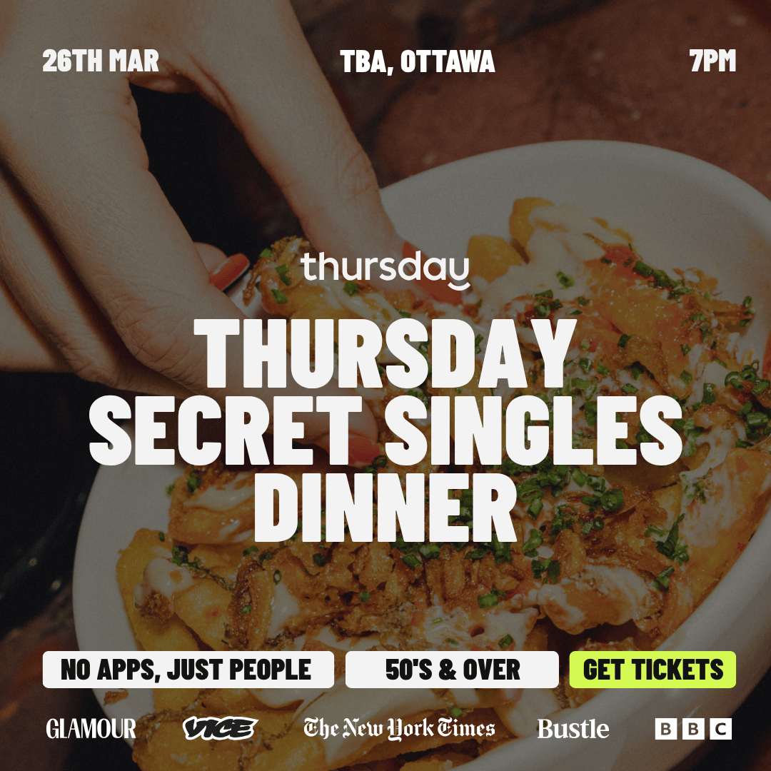 Thursday Dinner | Secret Singles Dinner (50+) | TBA