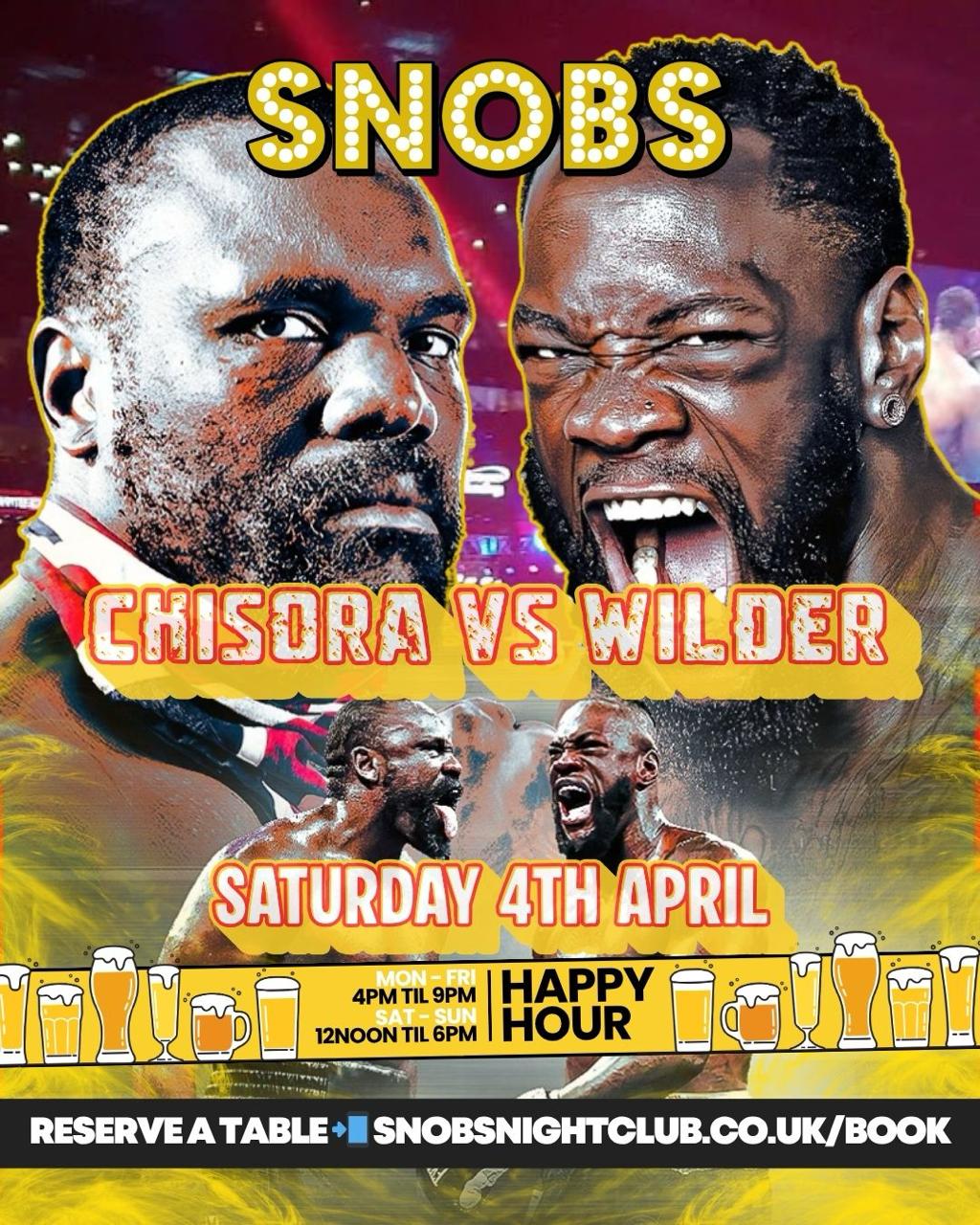 CHISORA VS WILDER SHOWING LIVE! 🥊🏆[04/04]