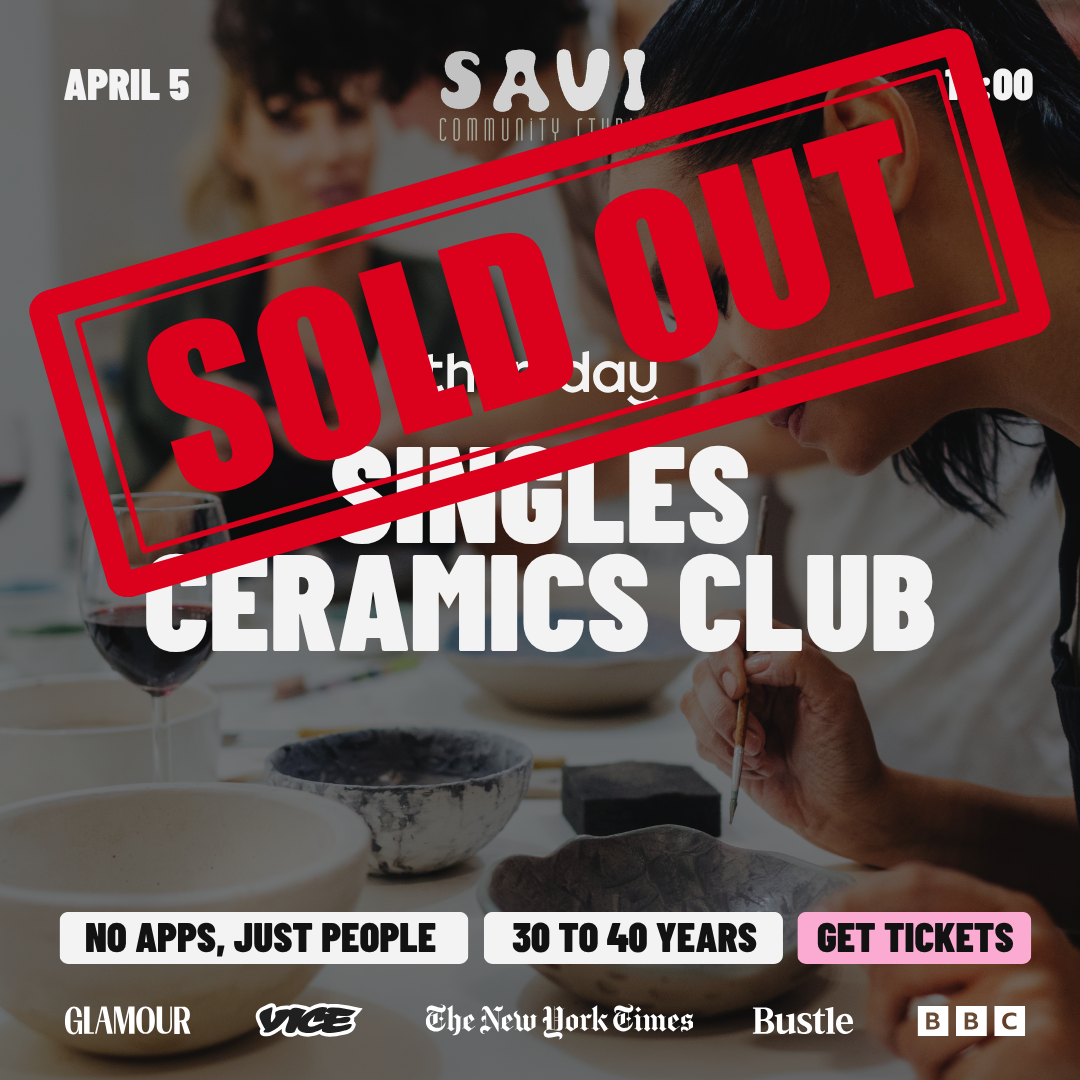 ❌ SOLD OUT | Singles Ceramics Club | Athens | 30-40