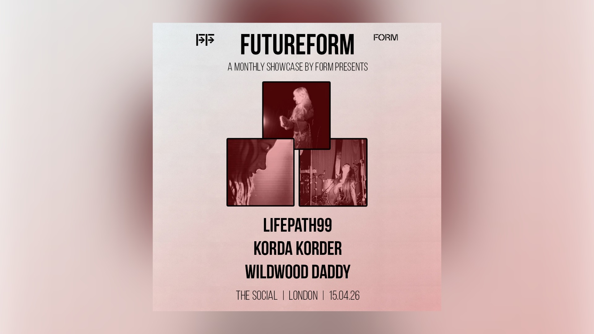 FutureFORM: Lifepath99 + Korda Korder + Wildwood Daddy