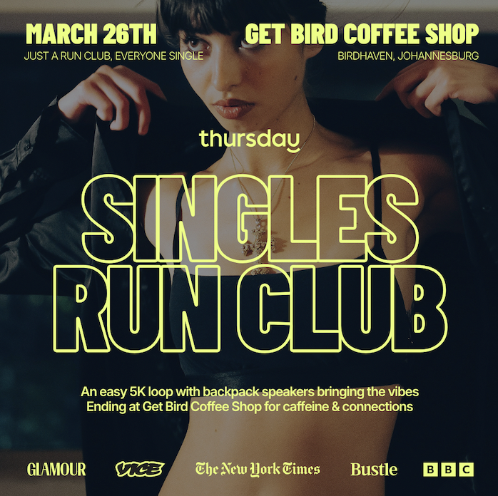 Saturday | Singles Running Rave | Joburg