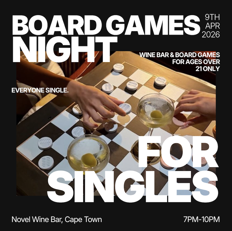 Thursday | Board Games & Wine Bar | Cape Town