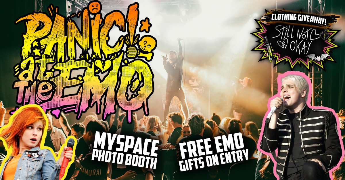 Panic At The Emo at 3Kilns (Formerly Asilo), Hinckley