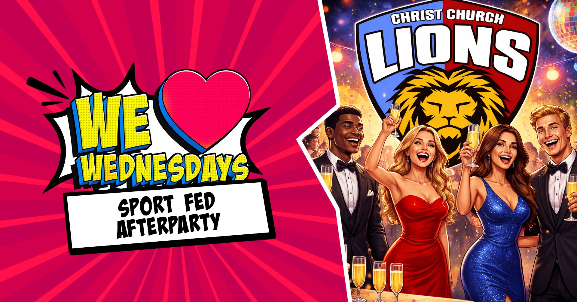 We Love Wednesdays:  🏆 Sports Fed Afterparty 🏆 *ONLY 18 £4 TICKETS LEFT*