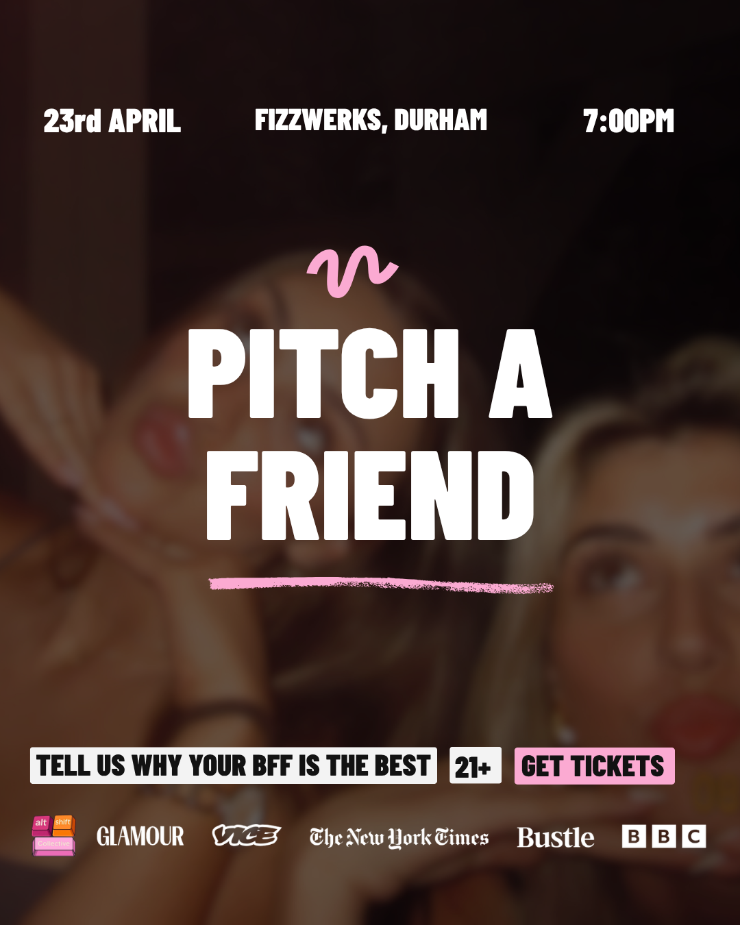 Pitch A Friend | 21+ Singles Night | Durham