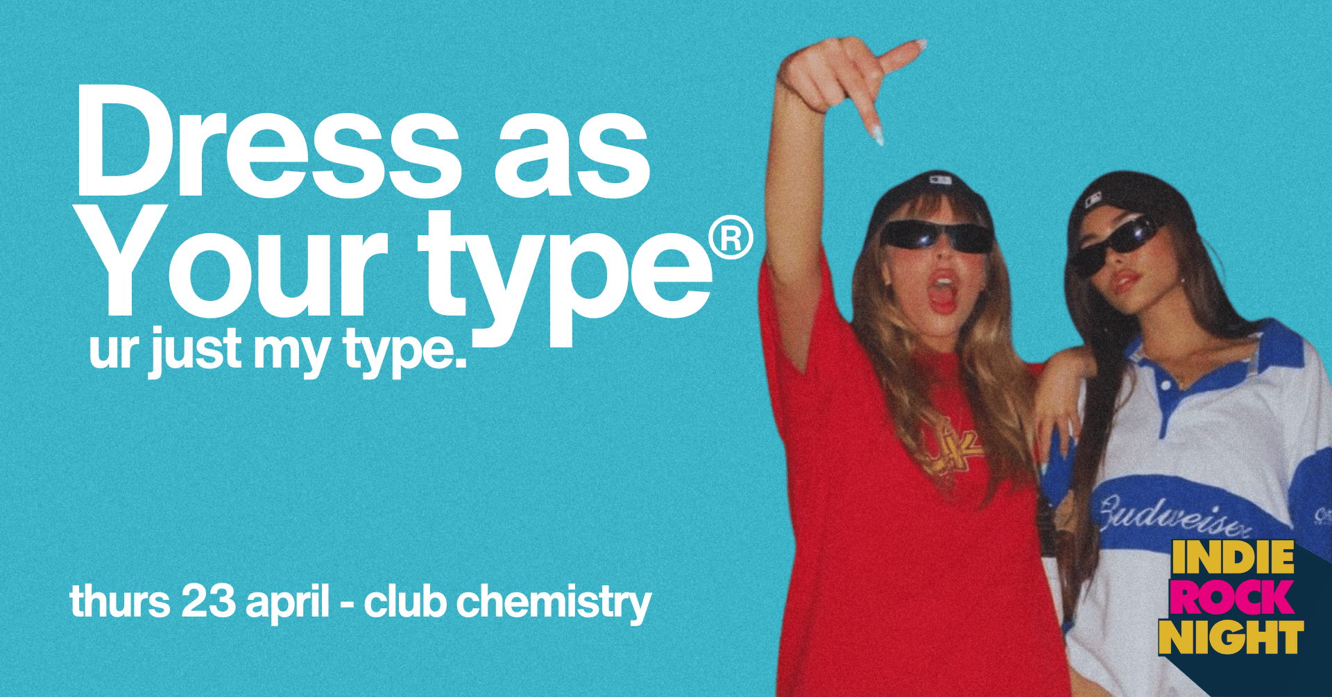 Indie Rock Night ∙ DRESS AS YOUR TYPE VARSITY PARTY *LAST 50 ONLINE TICKETS*