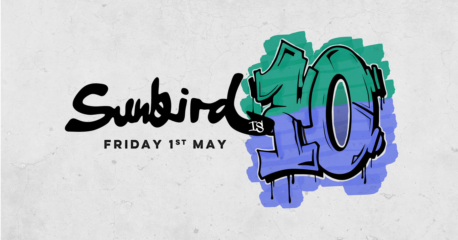 Sunbird is 10 feat Stil Life, Redearth, Blagged, Hot Ashes for Trees, B-Hind, Infrared – Friday 1st May 2026 | Sunbird Records, Darwen