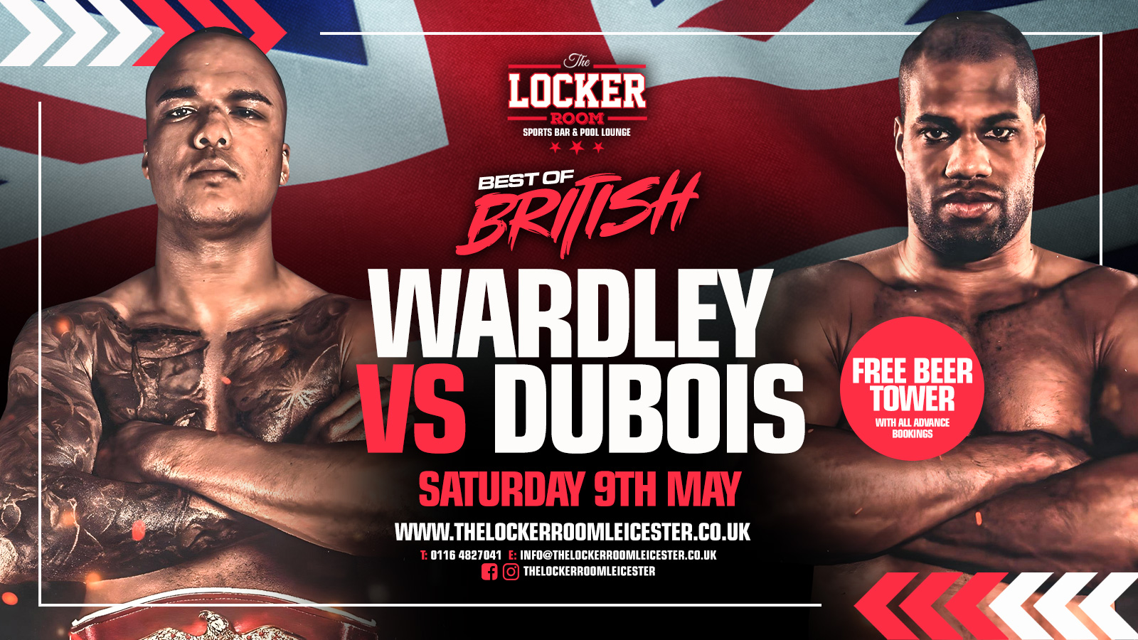 Promotional image for 🥊 WARDLEY vs DUBOIS 🥊